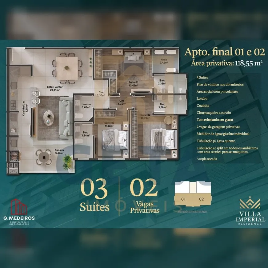 Villa Imperial — Seu novo apartamento no Centro de Camboriú