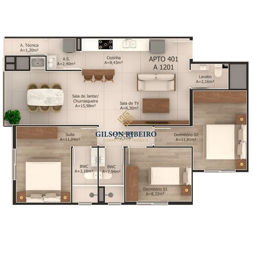 VALLEY HOME CLUB - Apartamento moderno e condomínio com ampla Infraestrutura