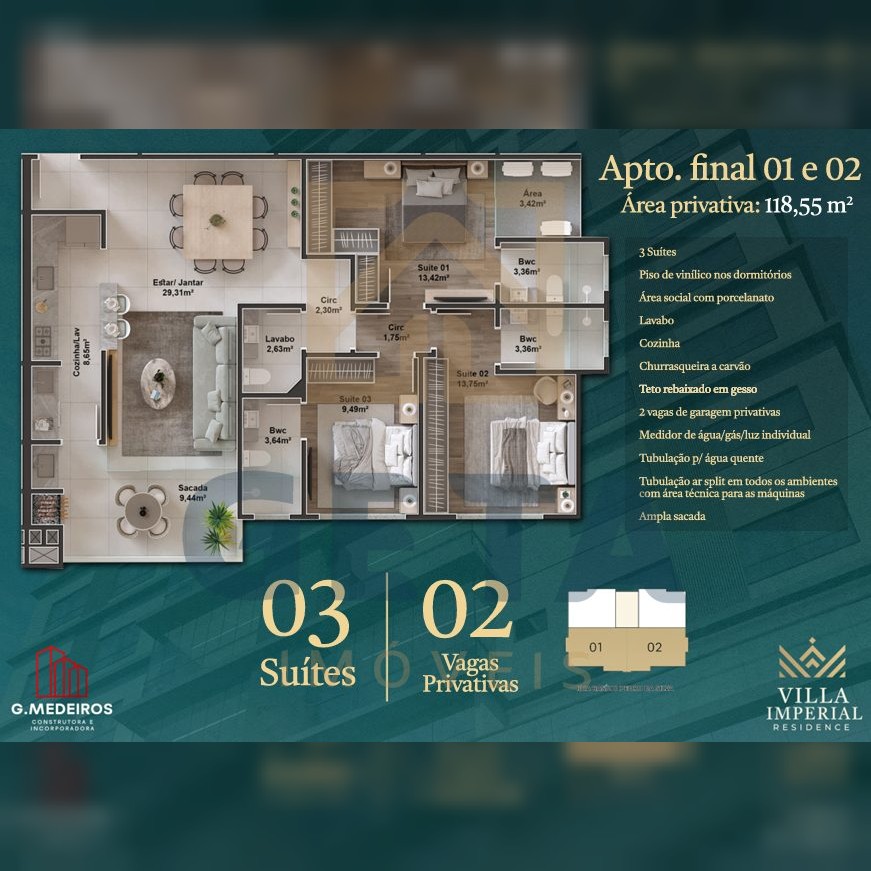 Villa Imperial — Seu novo apartamento no Centro de Camboriú